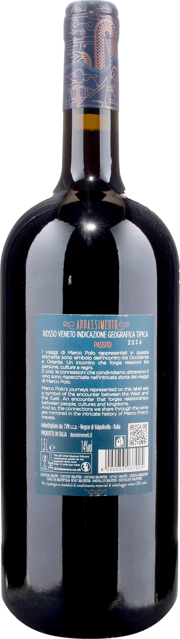 Domini Veneti Appassimento Rosso Passito Marco Polo Collection Magnum 2024