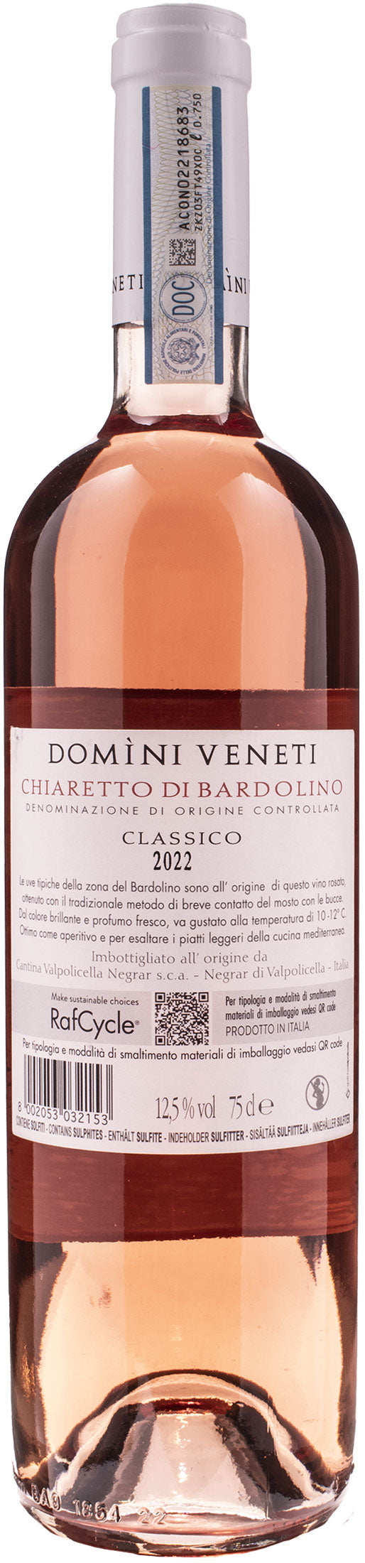 Domini Veneti Chiaretto di Bardolino Classico 2022