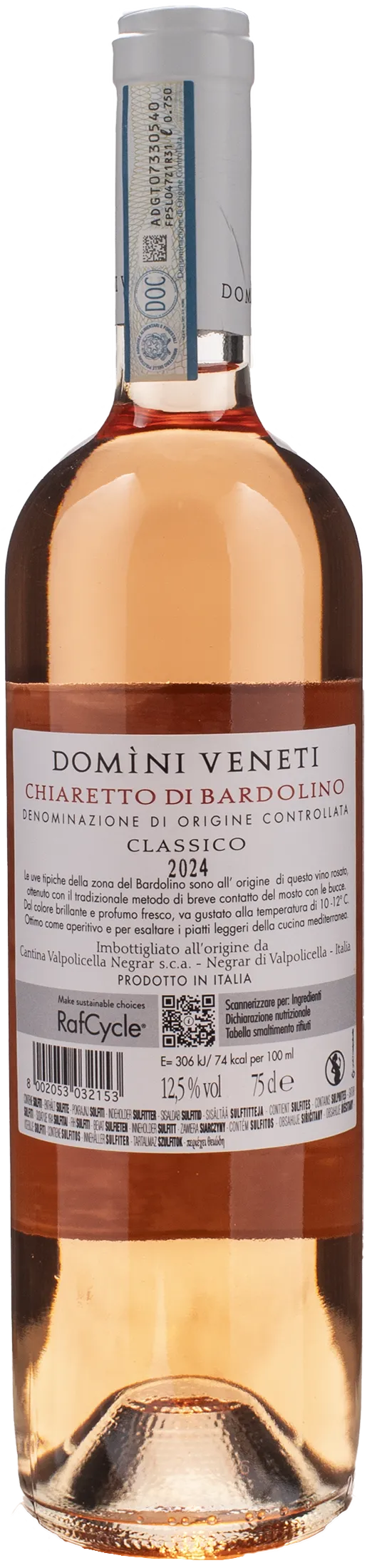 Domini Veneti Chiaretto di Bardolino Classico 2024