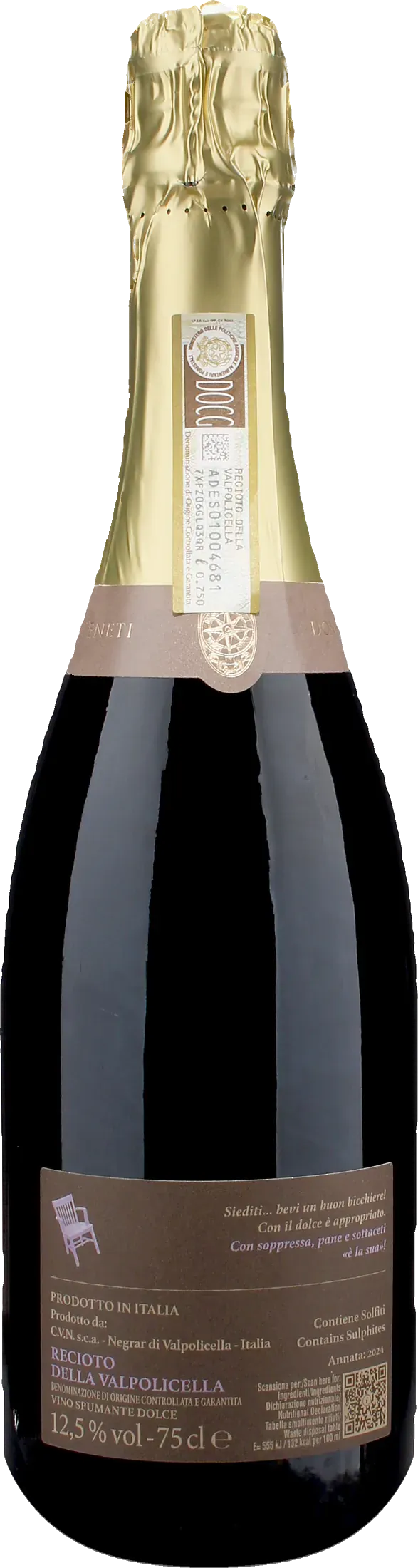 Domini Veneti Recioto della Valpolicella Sentate Spumante Dolce 2024