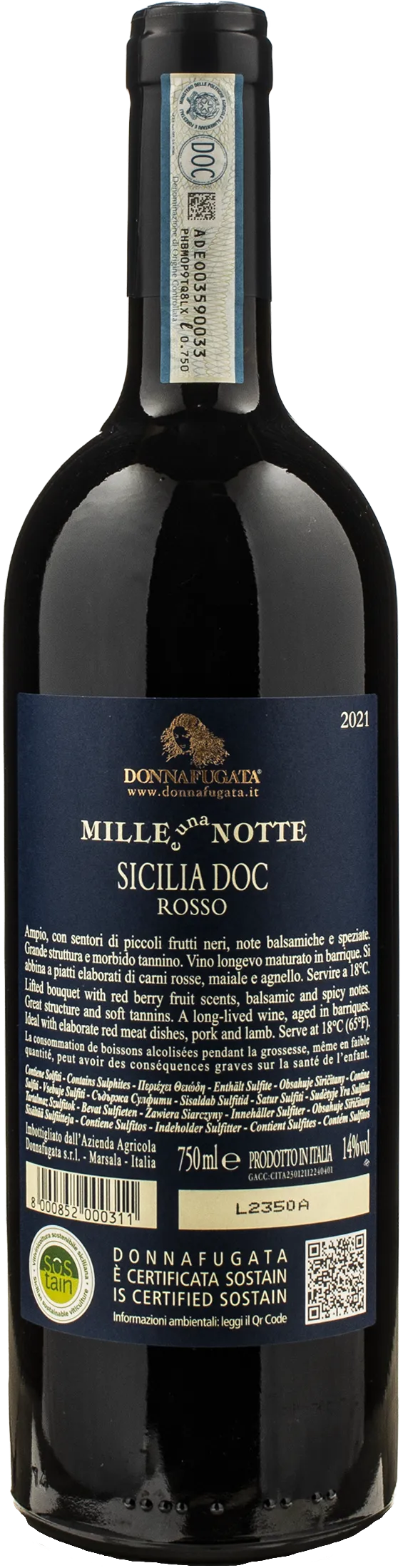 Donnafugata Mille e una Notte 2021
