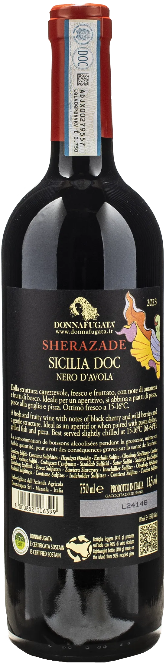 Donnafugata Nero d'Avola Sherazade 2023