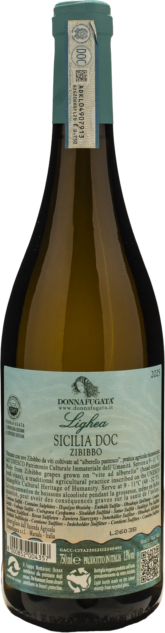 Donnafugata Zibibbo Lighea 2025