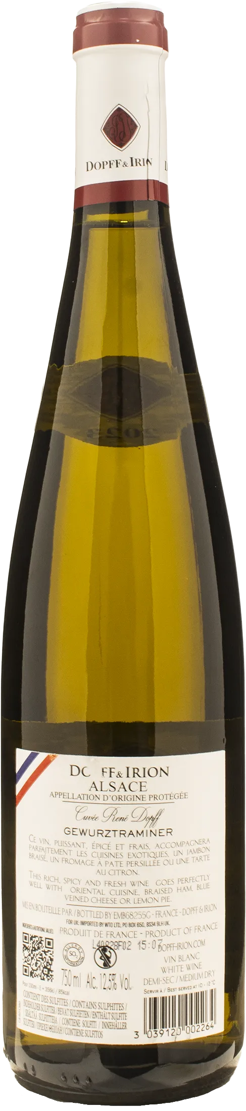 Dopff & Irion Alsace Gewurztraminer Cuvee Rene Dopff 2023