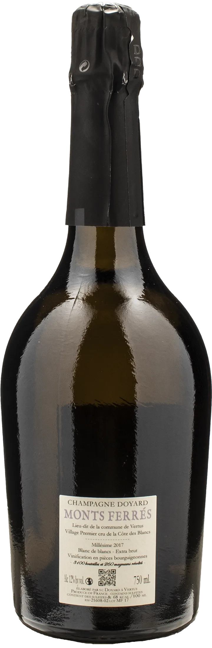 Doyard Champagne Blanc de Blancs Extra Brut Monts Ferres 2017