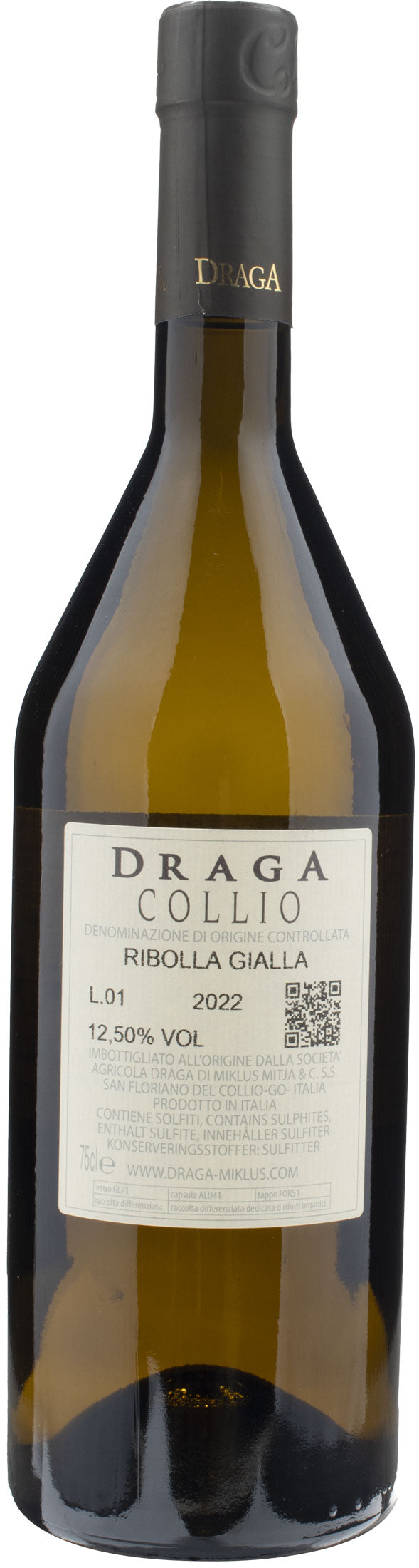 Draga Collio Ribolla Gialla 2022
