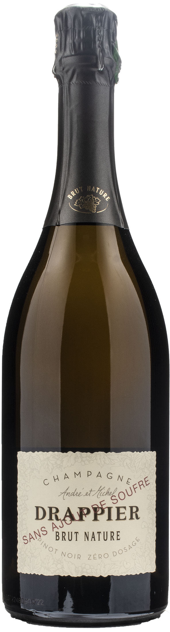 Drappier Champagne Brut Nature Sans Soufre Pinot Noir 0.75L | XtraWine