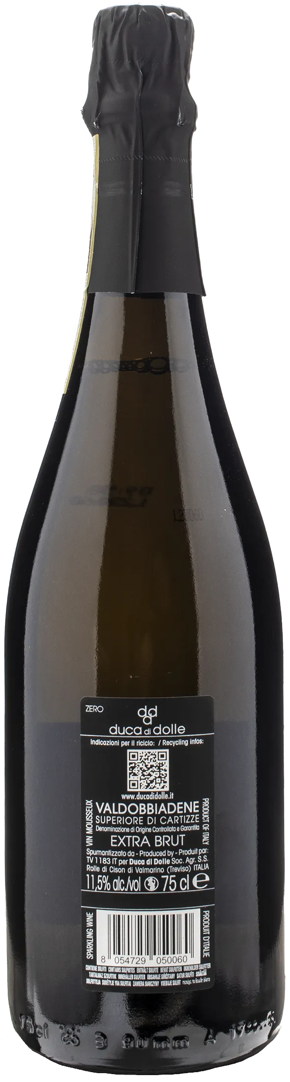 Duca di Dolle Valdobbiadene Superiore di Cartizze 100% ZERO Extra Brut