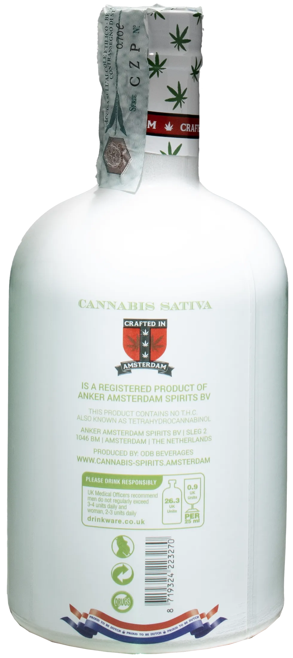 Dutch Windmill Spirits Cannabis Sativa Vodka