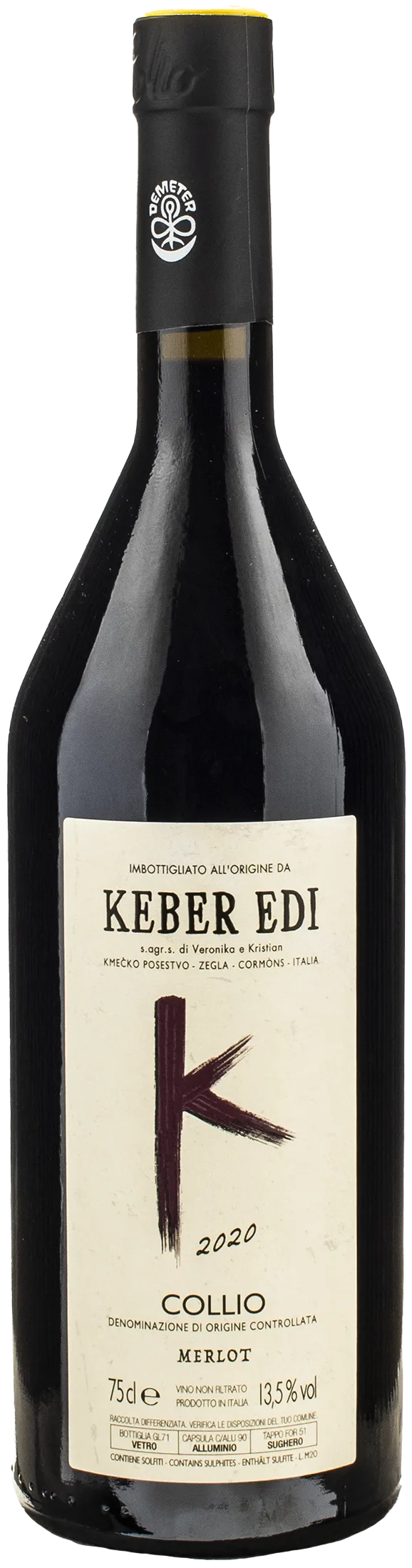 Edi Keber Collio Merlot 2020