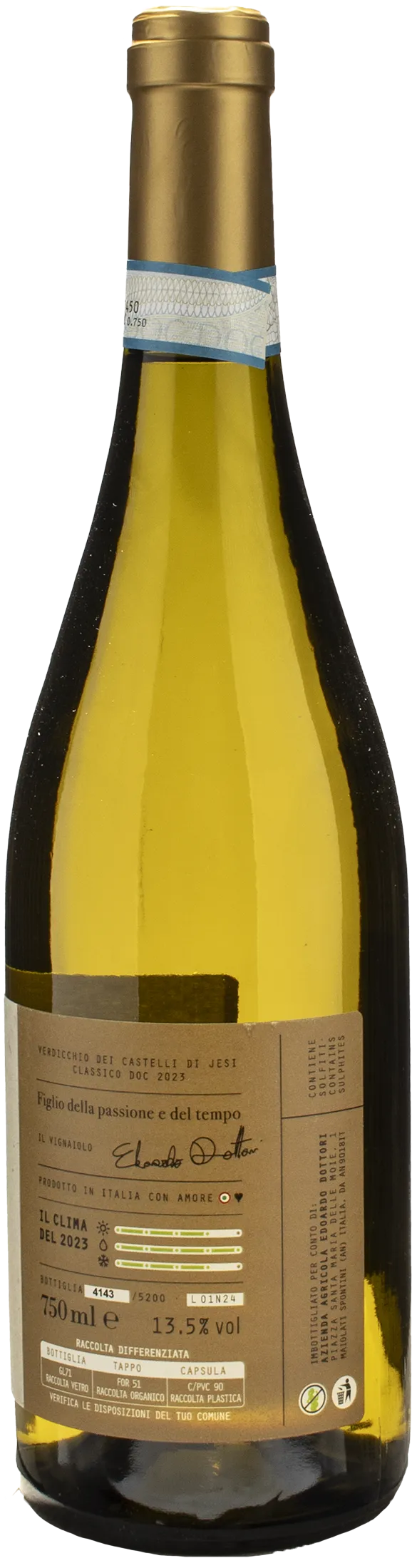 Edoardo Dottori Verdicchio dei Castelli di Jesi Classico Nardi 2023