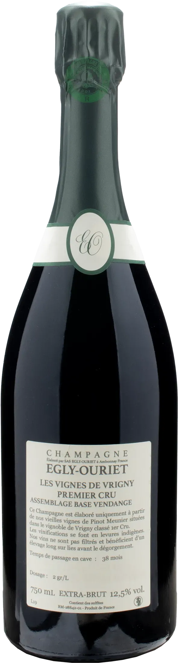 Egly Ouriet Champagne 1er Cru Les Vignes de Vrigny Extra Brut