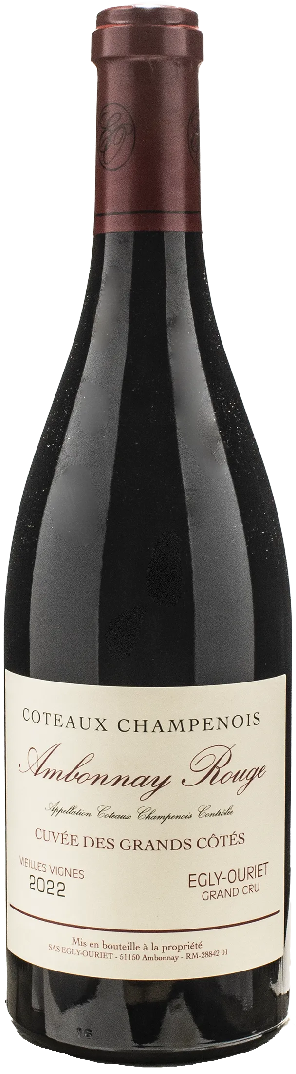 Egly Ouriet Coteaux Champenois Ambonnay Rouge Cuvee des Grands Cotes 2022