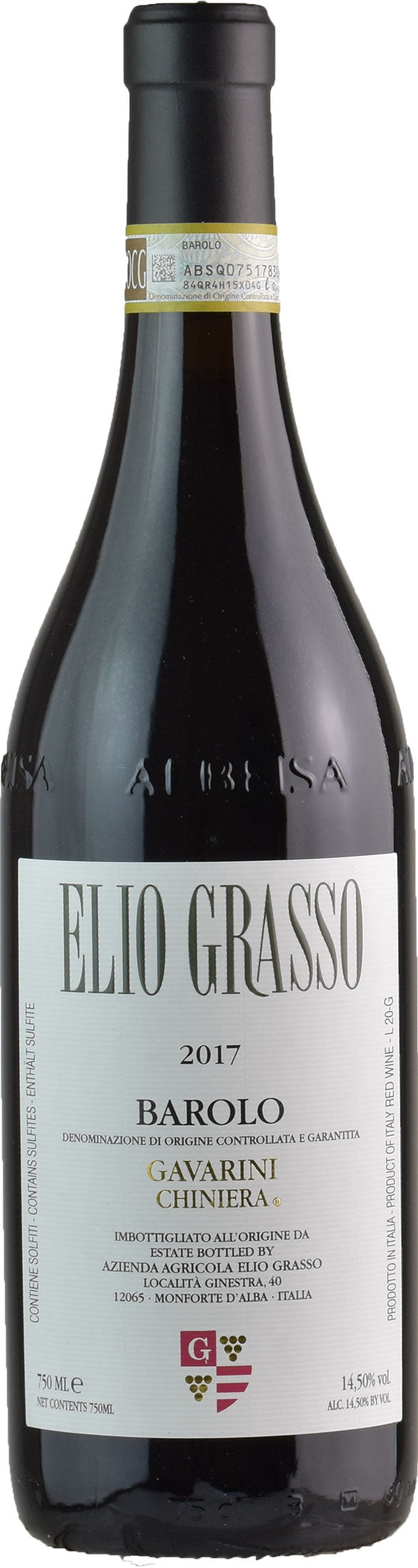 Elio Grasso Barolo Gavarini Chiniera 2017