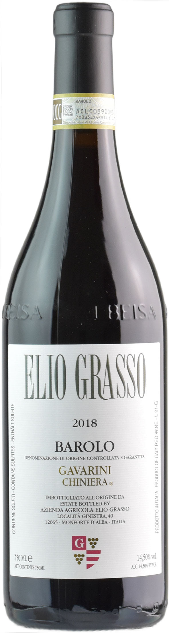 Elio Grasso Barolo Gavarini Chiniera 2018