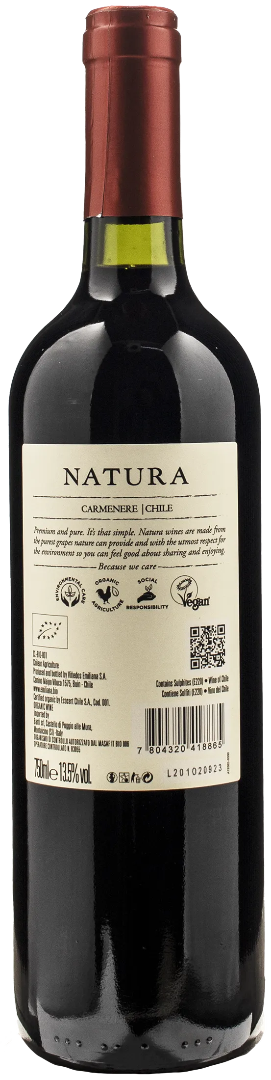 Emiliana Natura Carmenere 2022