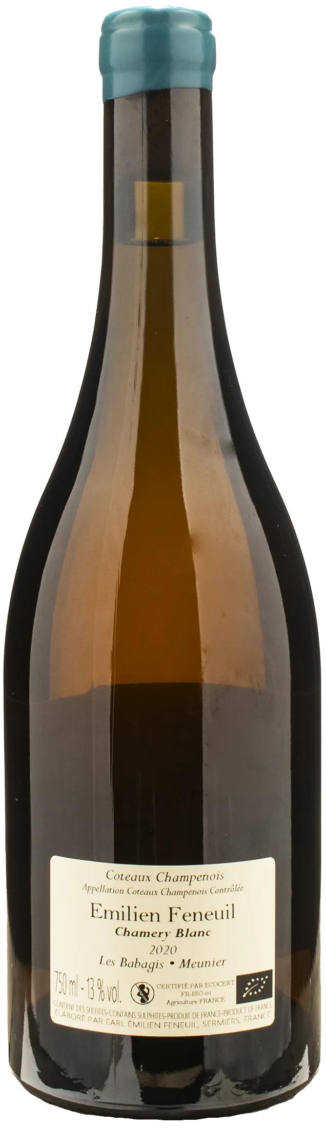 Emilien Feneuil Coteaux Champenois Blanc Les Babagis 2020
