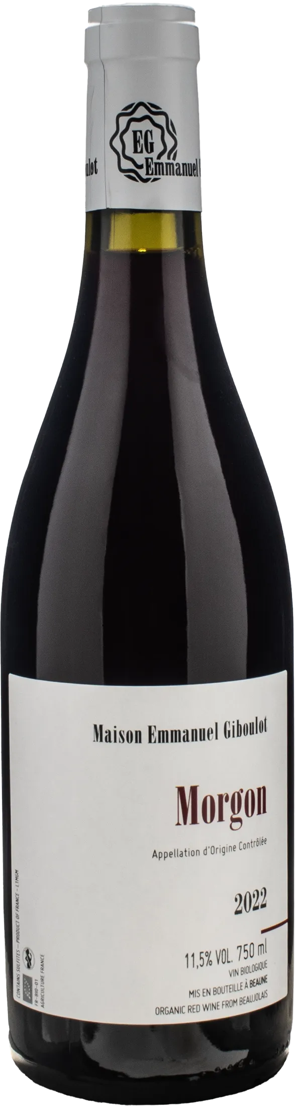 Emmanuel Giboulot Morgon 2022