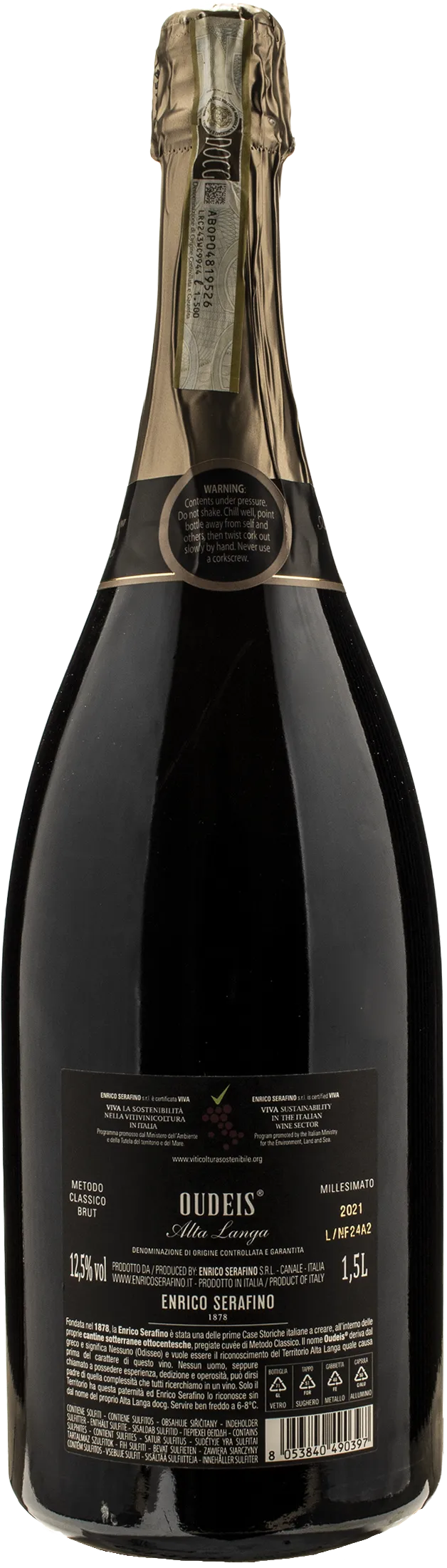 Enrico Serafino Alta Langa Brut Oudeis Magnum 2021