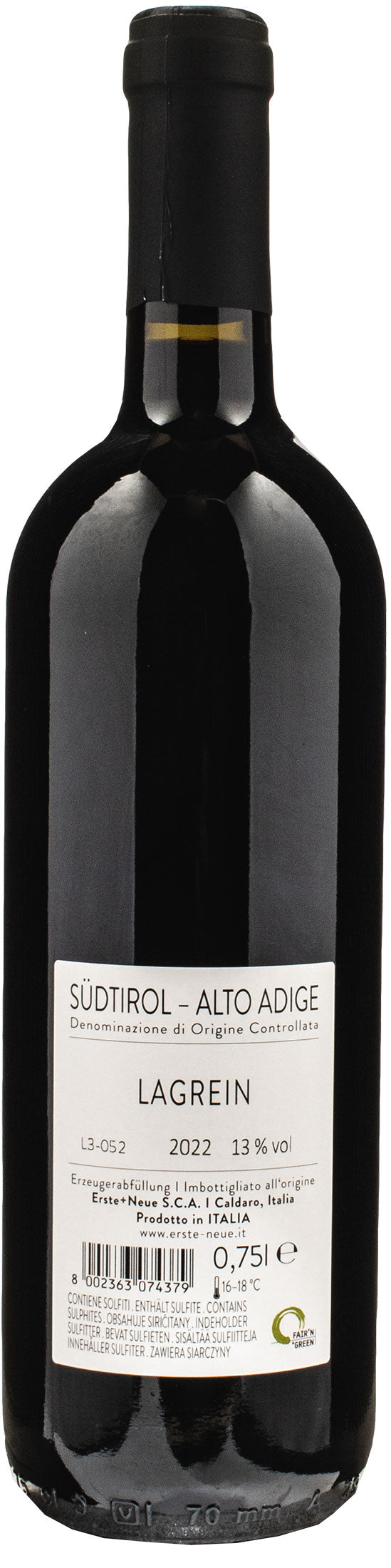 Erste Neue Alto Adige Lagrein 2022