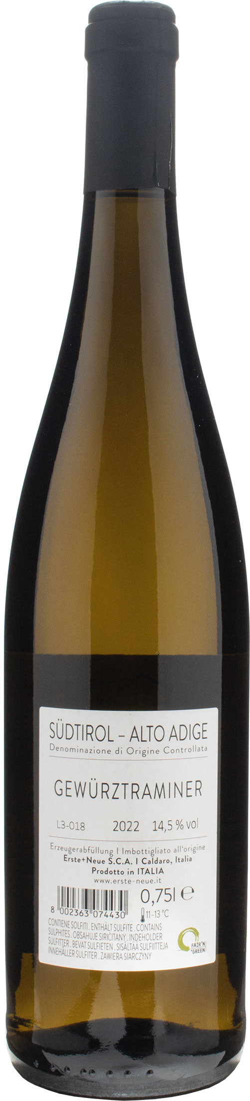 Erste Neue Gewurztraminer 2022