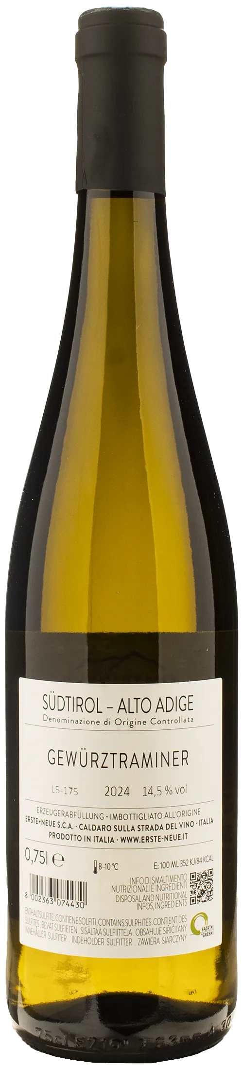 Erste Neue Gewurztraminer 2024