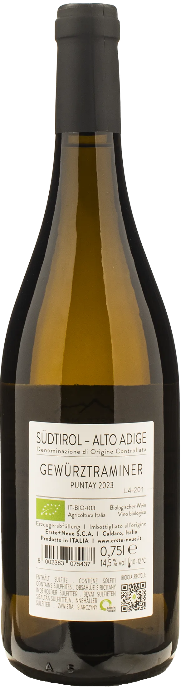 Erste Neue Puntay Gewurztraminer 2023