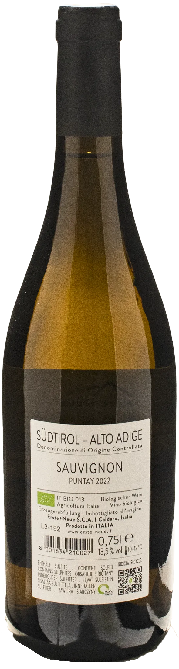 Erste Neue Puntay Sauvignon 2022