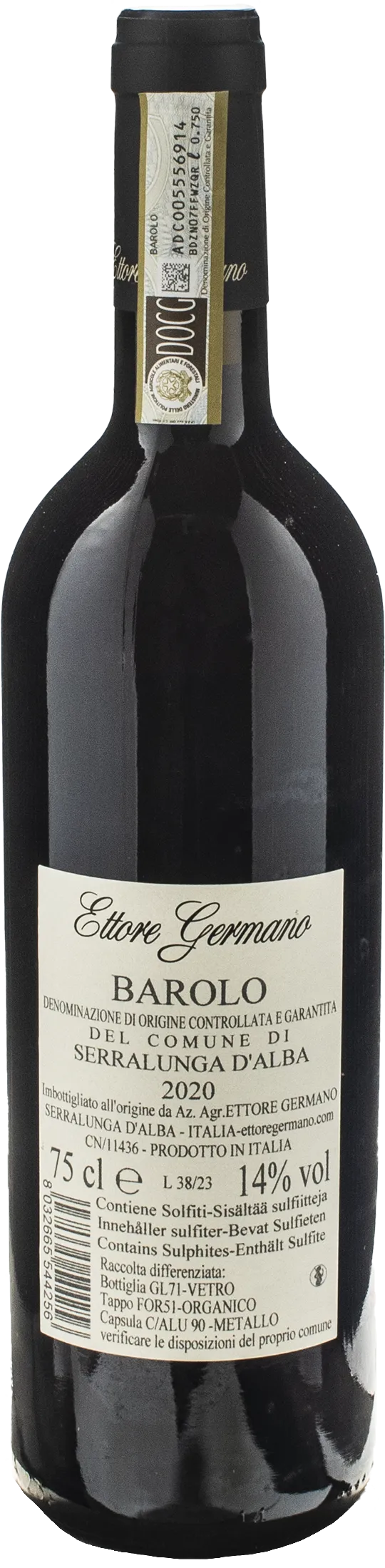 Ettore Germano Barolo del Comune di Serralunga d'Alba 2020