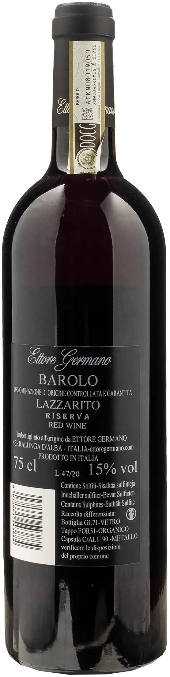 Ettore Germano Barolo Lazzarito Riserva 2017
