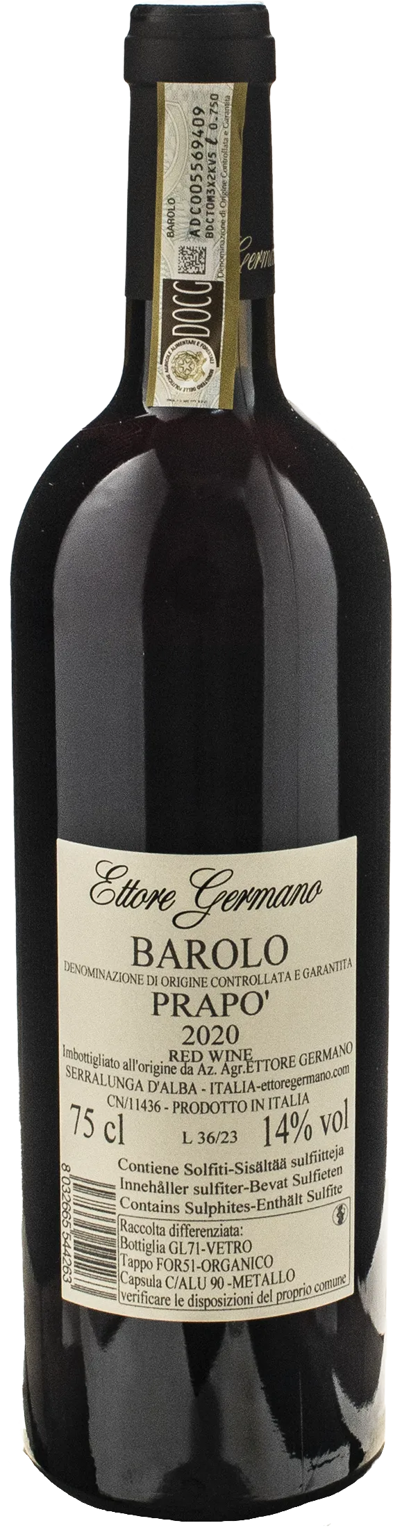 Ettore Germano Barolo Prapo 2020