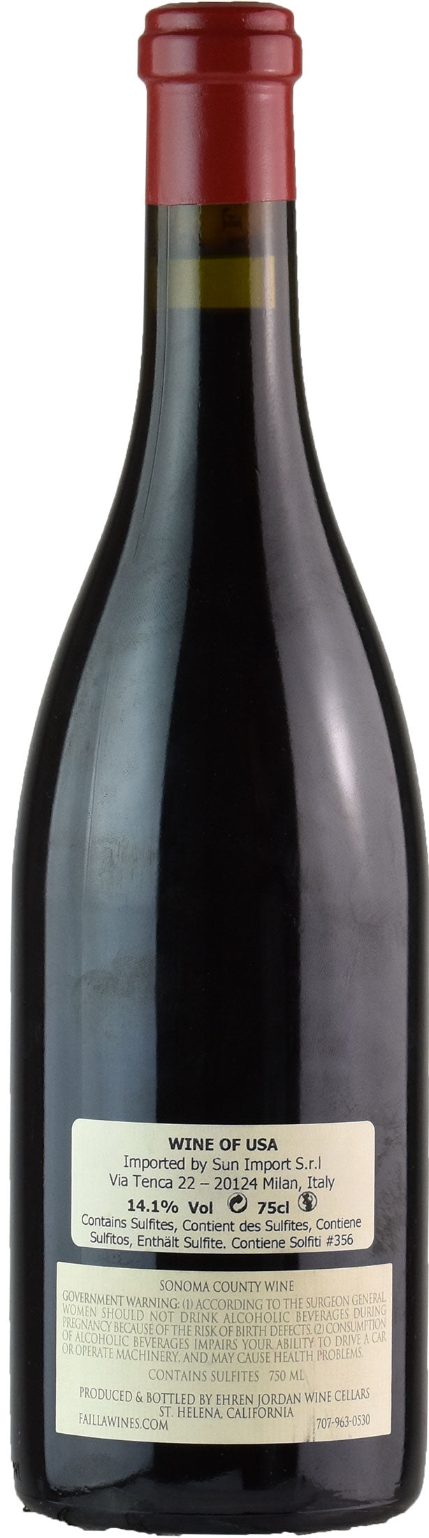 Failla Wines Occidental Ridge Sonoma Coast Pinot Noir 2015
