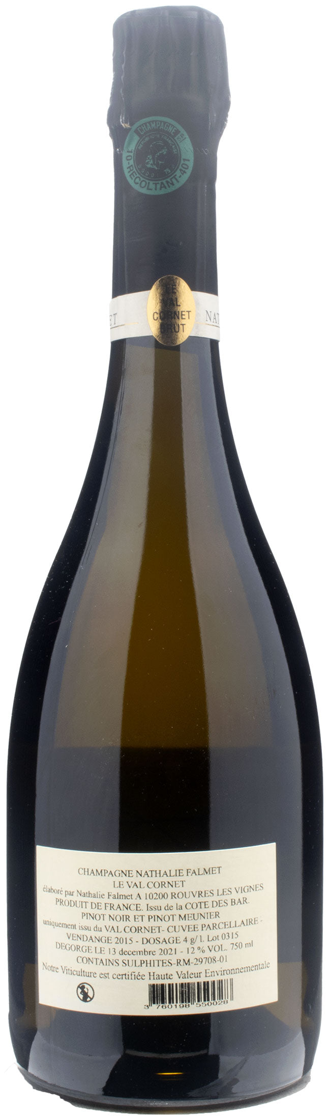 Falmet Nathalie Champagne Le Val Cornet Brut