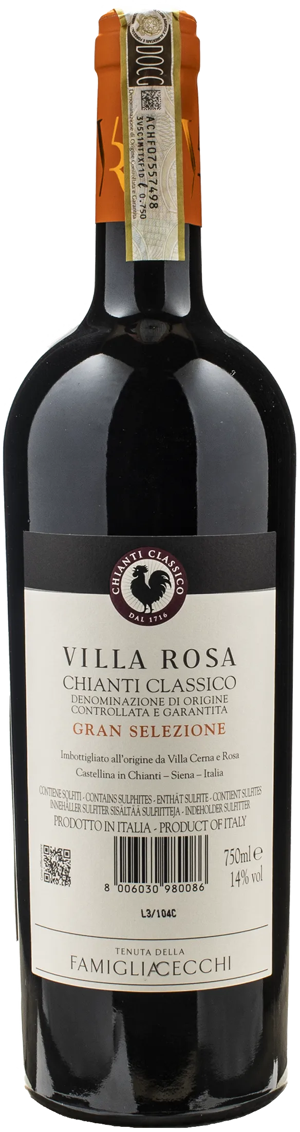 Famiglia Cecchi Chianti Classico Gran Selezione Villa Rosa 2020