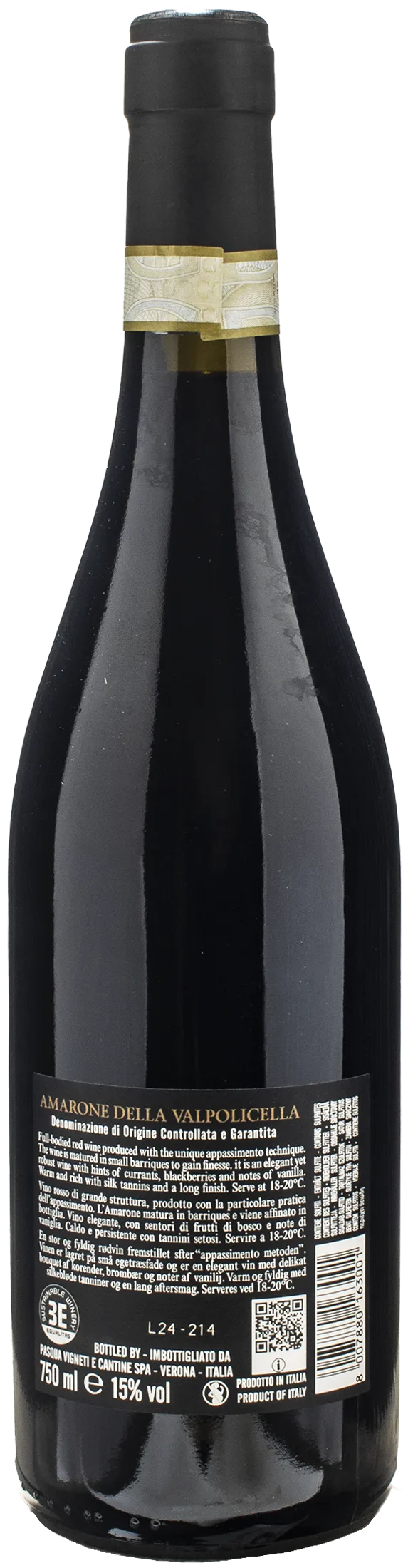 Famiglia Pasqua Amarone della Valpolicella 2019