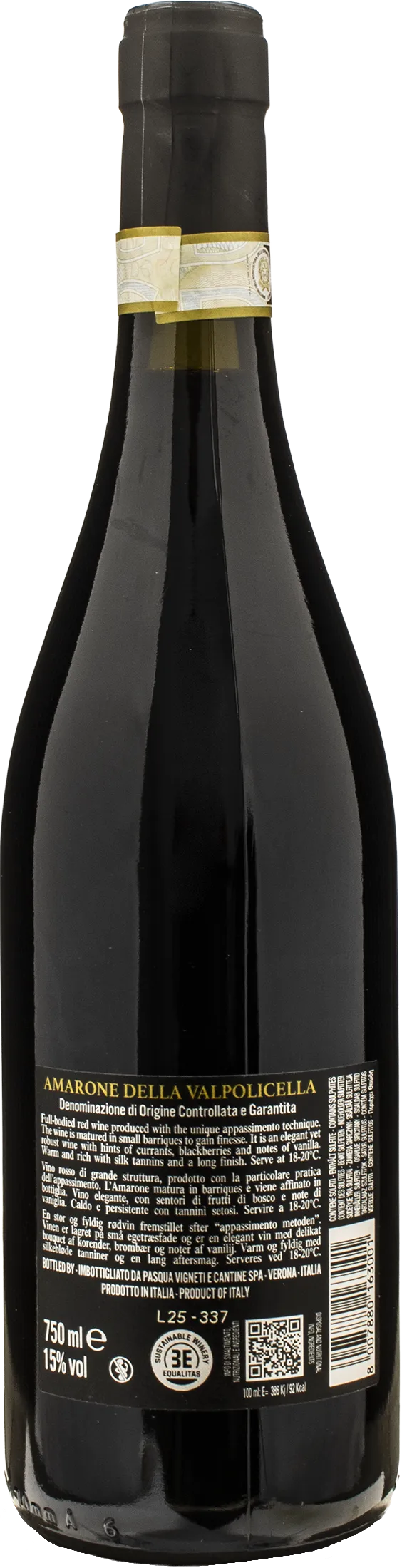 Pasqua Amarone della Valpolicella Famiglia Pasqua 2020