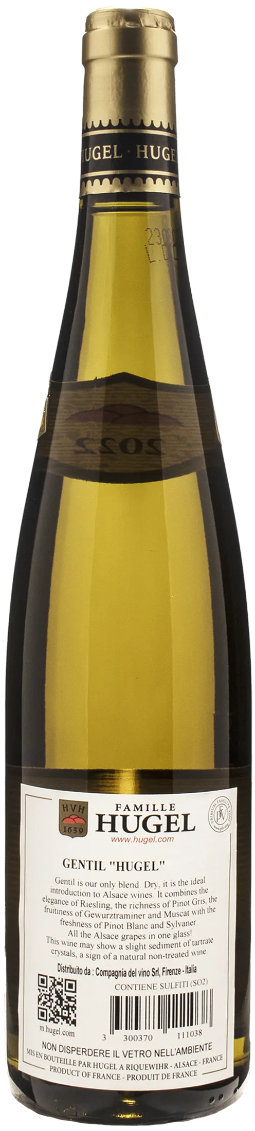 Famille Hugel Alsace Gentil "Hugel" 2022