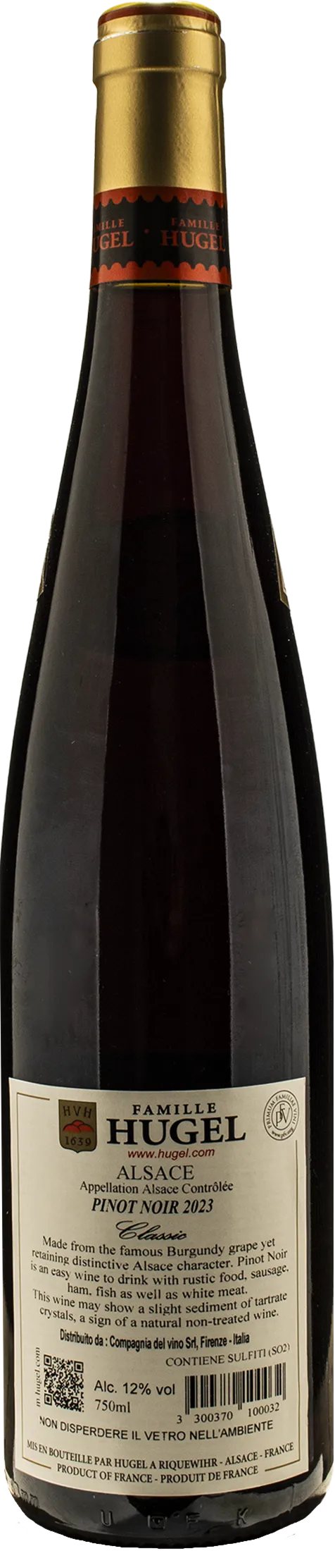 Famille Hugel Alsace Pinot Noir Classic 2023