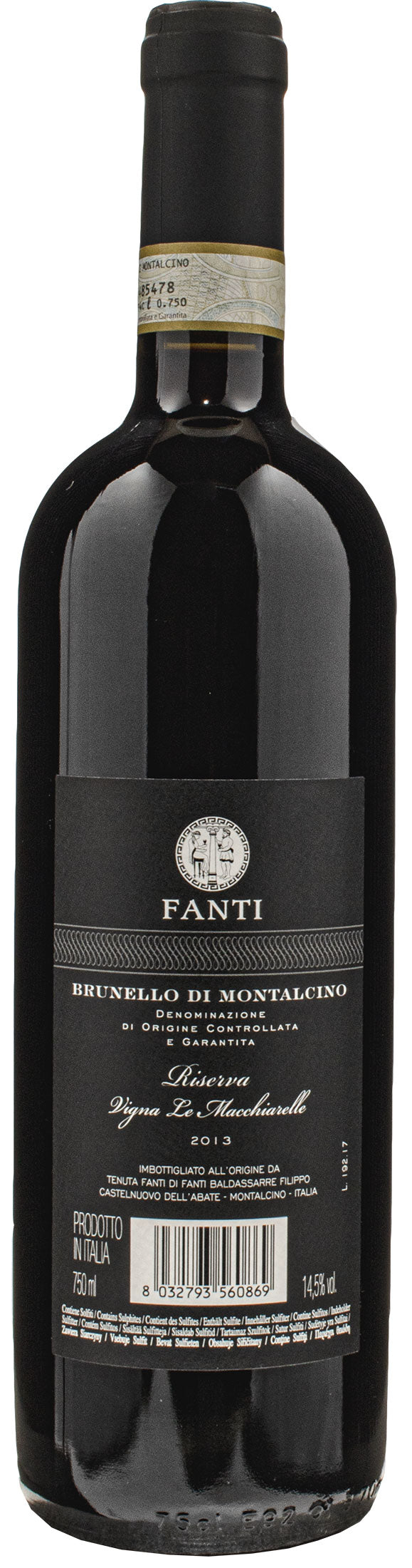 Fanti Brunello di Montalcino Riserva Vigna Le Macchiarelle 2013