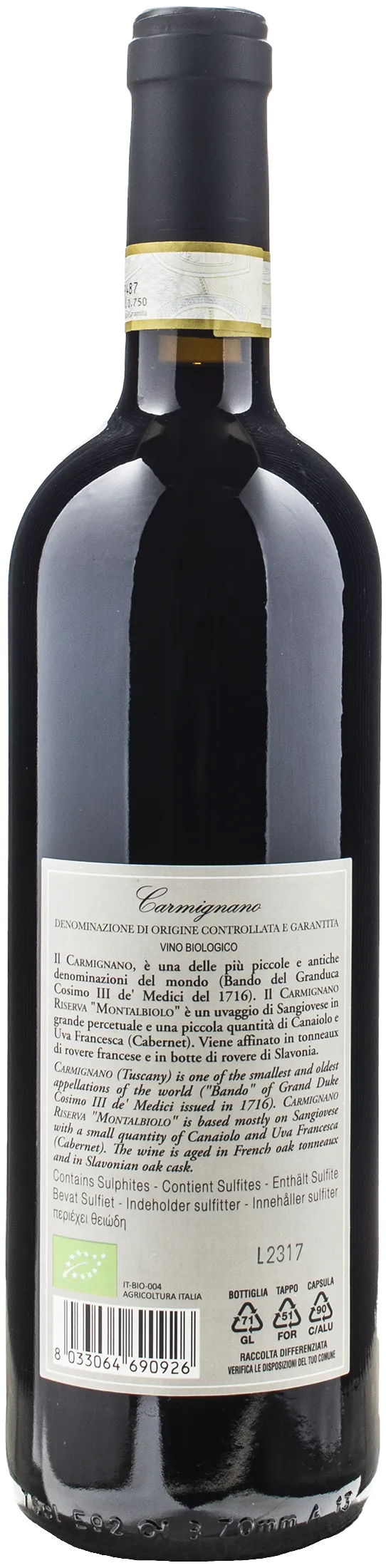Fattoria Ambra Carmignano Montalbiolo Riserva 2020