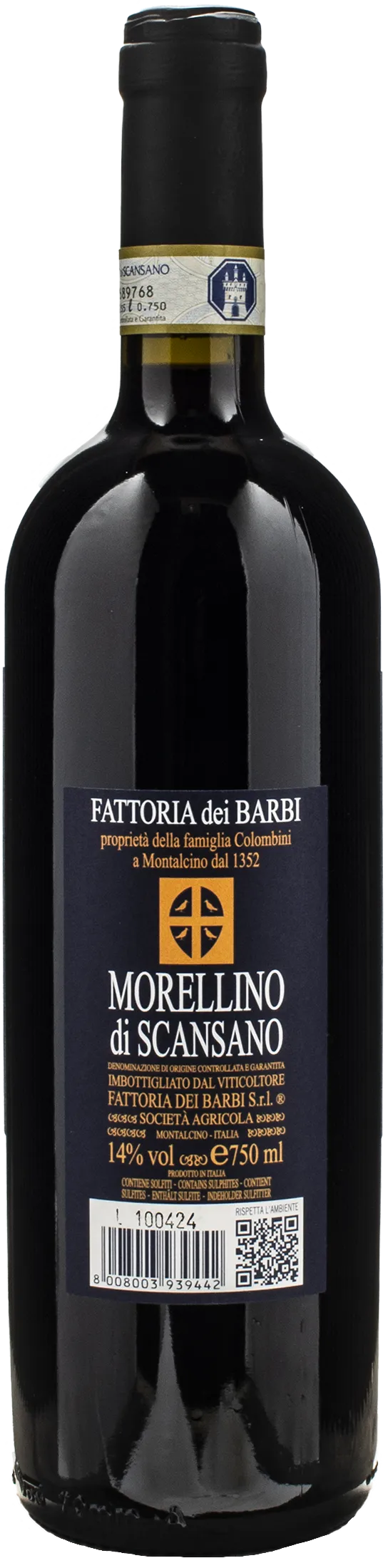 Fattoria dei Barbi Morellino di Scansano 2022