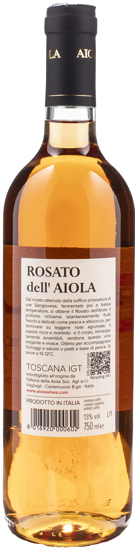 Fattoria della Aiola Rosato dell'Aiola 2022