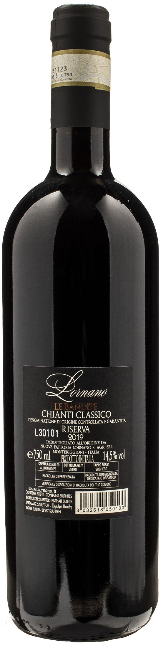 Fattoria Lornano Chianti Classico Le Bandite Riserva 2019