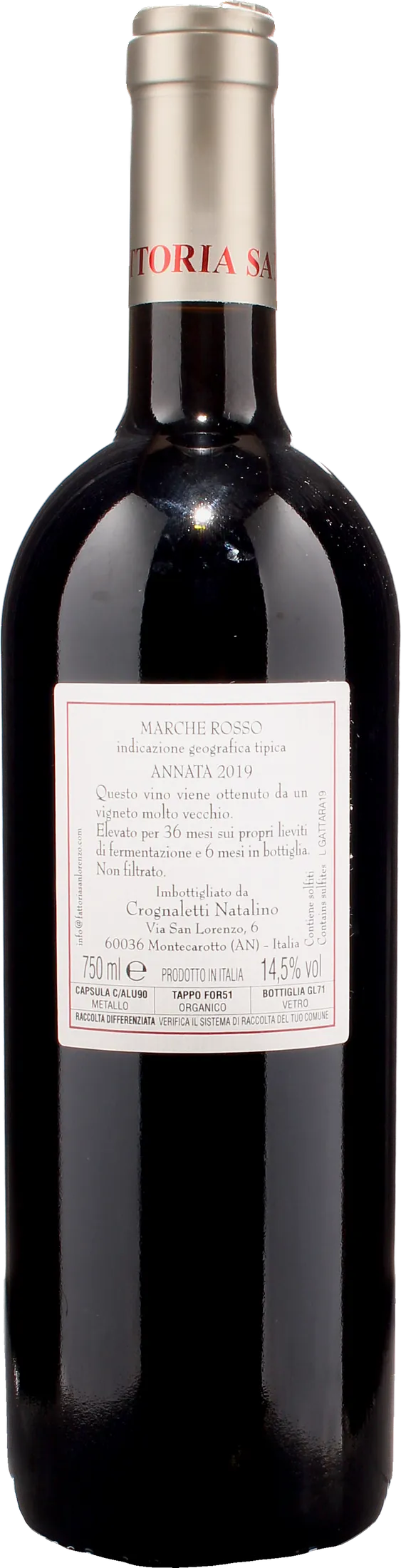 Fattoria San Lorenzo La Gattara 2019
