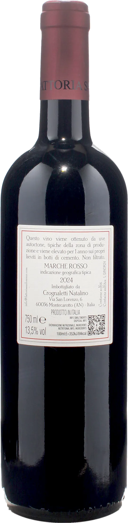 Fattoria San Lorenzo Rosso di Gino 2024