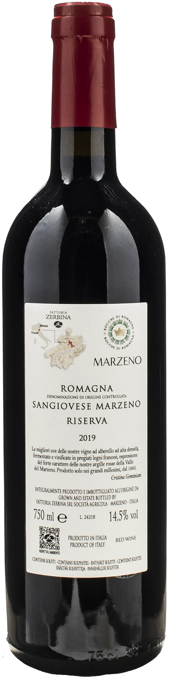 Fattoria Zerbina Pietramora Sangiovese Marzeno Riserva 2019