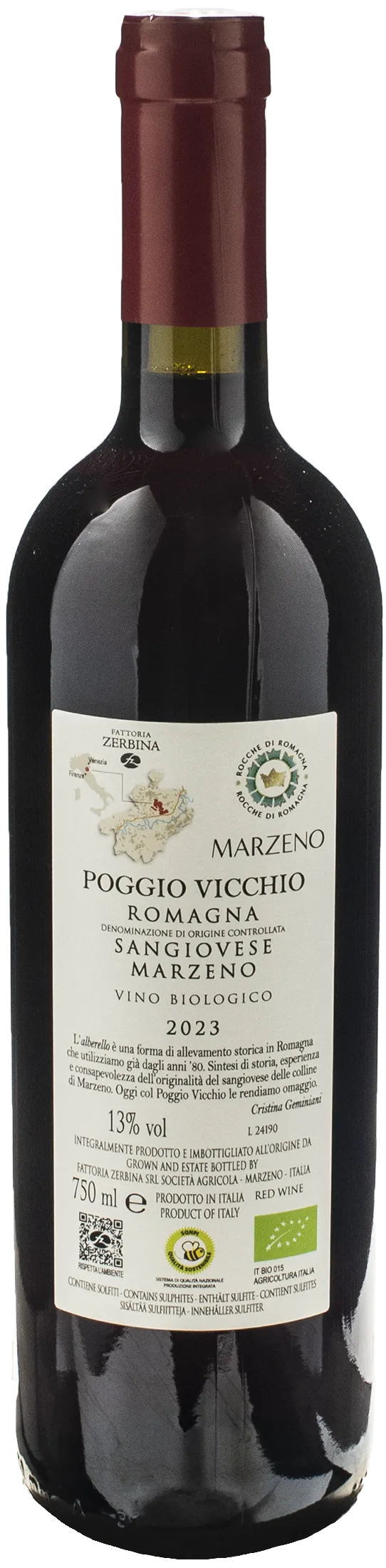 Fattoria Zerbina Sangiovese Poggio Vicchio 2023