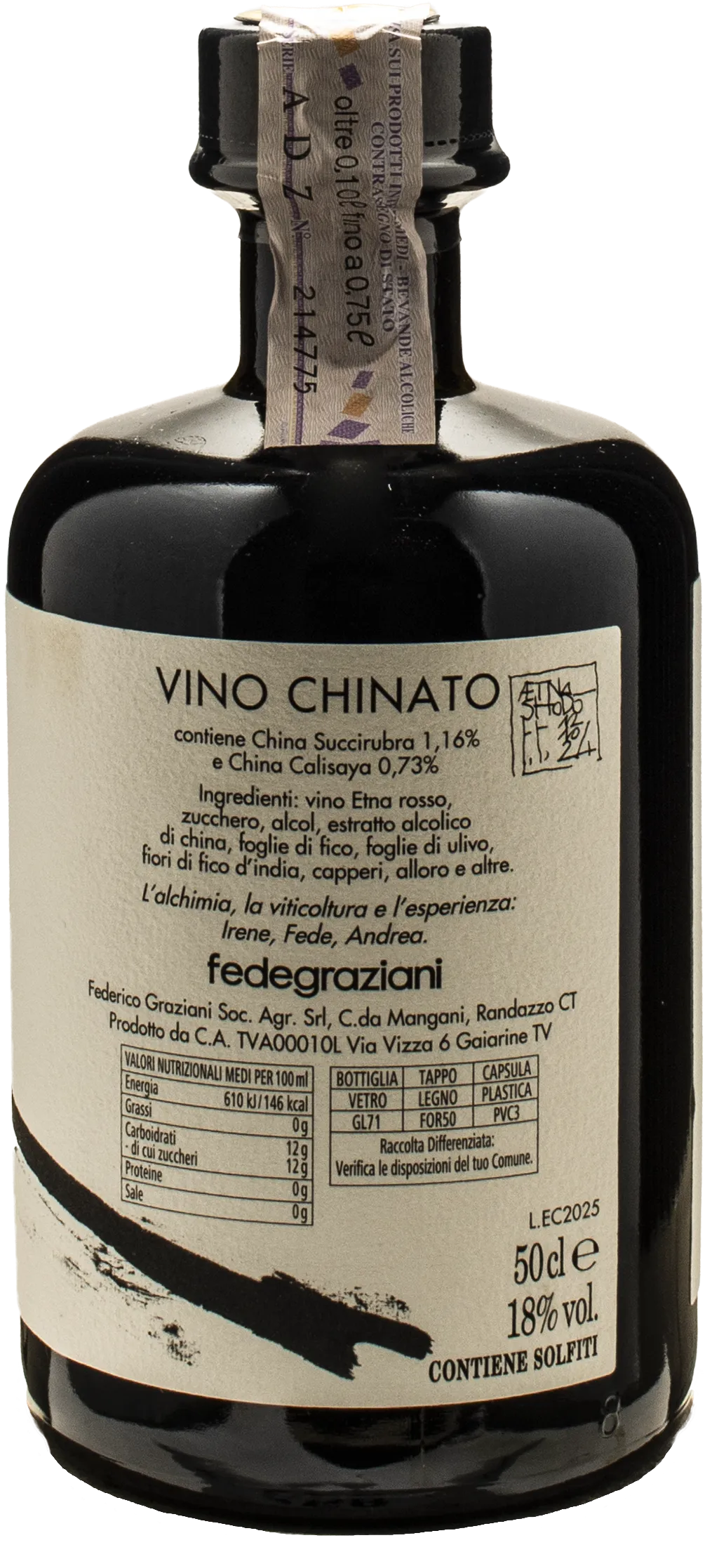Federico Graziani Etna Chinato Officinale di Monte 0.5L