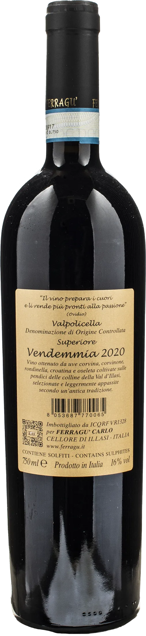 Ferragu Valpolicella Superiore 2020