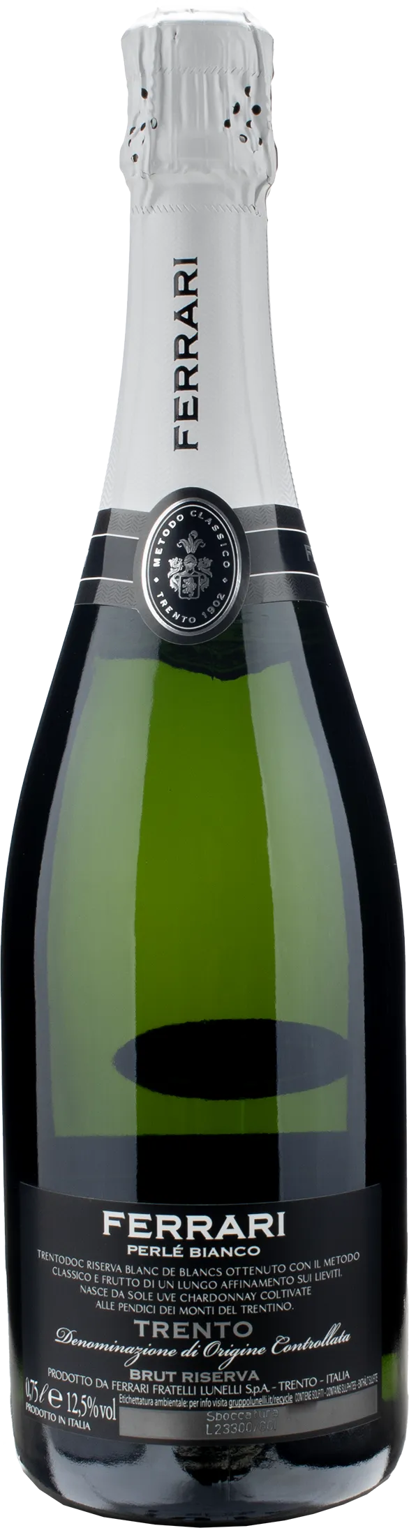 Ferrari Trento Perle Bianco Brut Riserva 2016